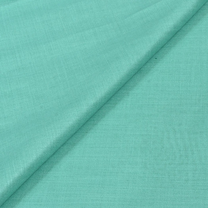 Pearl Aqua Color Matka Cotton Fabrics