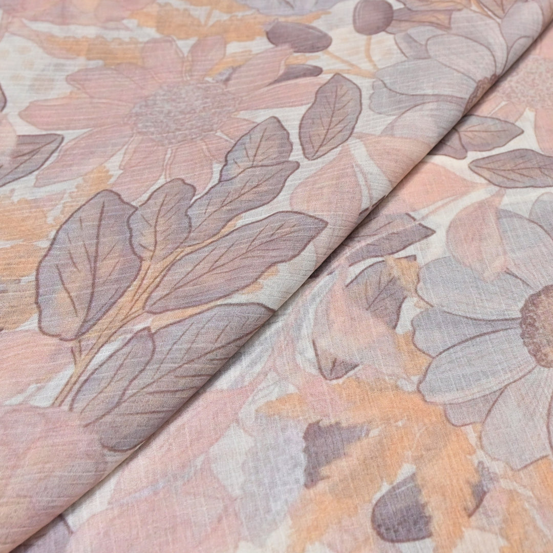 Premium Mal Chiffon Digital Print Fabric – Soft Flowing Designer Printed Fabric VSM001-03