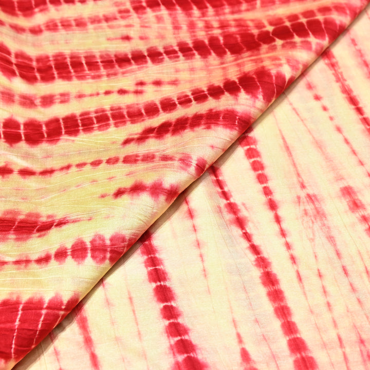 Silk Chanderi Tie & Dye Fabric 44" – Soft Lightweight Designer Fabric
