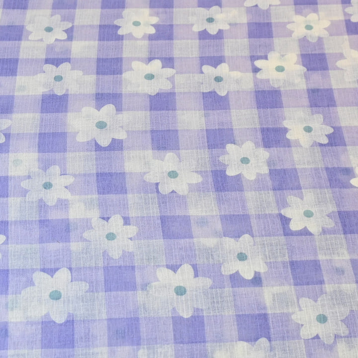 Premium Mal Chiffon Digital Print Fabric – Soft Flowing Designer Printed Fabric VSM001-04