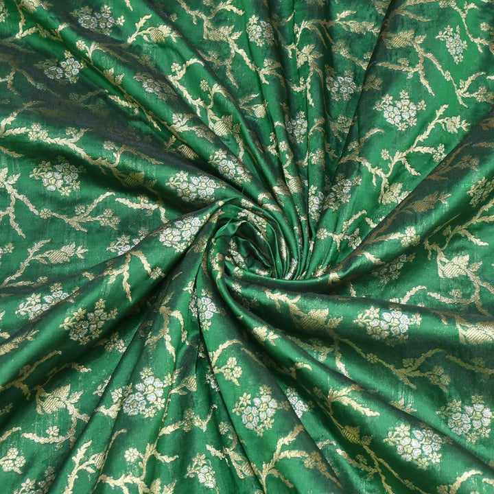 Silk Alfi Zari Brocade Fabrics