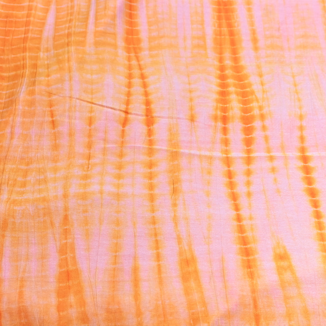Silk Chanderi Tie & Dye Fabric 44" – Soft Lightweight Designer Fabric