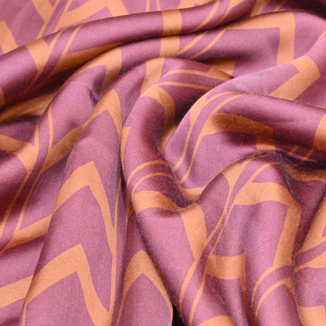 Bemberg Satin Digital Print Fabric– Soft Luxury Designer Satin Fabric 001333-36