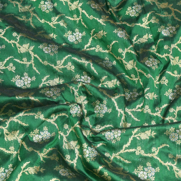 Silk Alfi Zari Brocade Fabrics