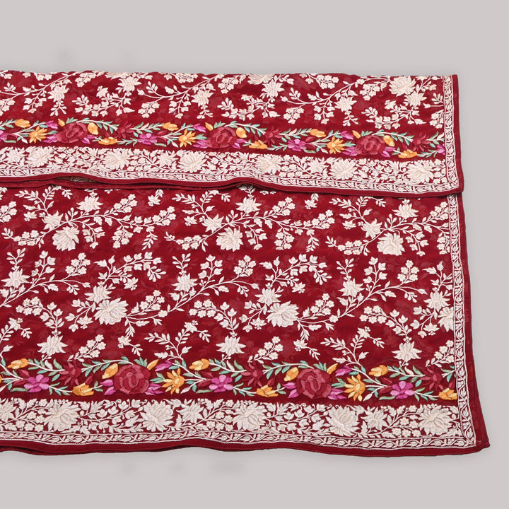 Premium Georgette Thread Embroidery Dupatta | Designer Festive Ethnic Dupatta for Women | F93653-07