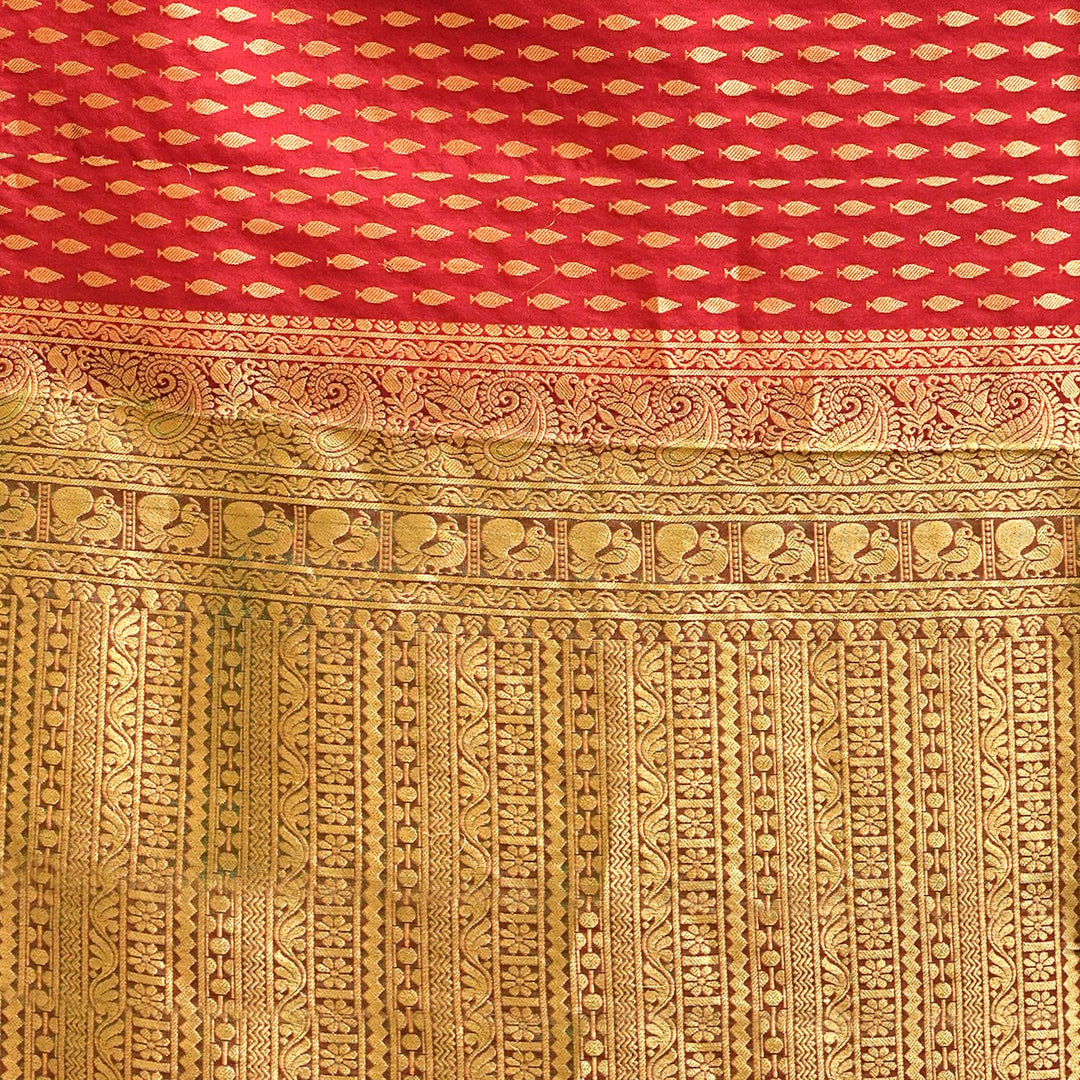 Red Colour Pure Kanjivaram Silk Sarees