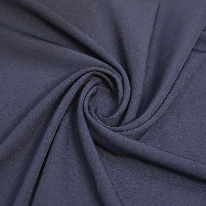 Bright Grey Colour Banana Crepe Fabrics