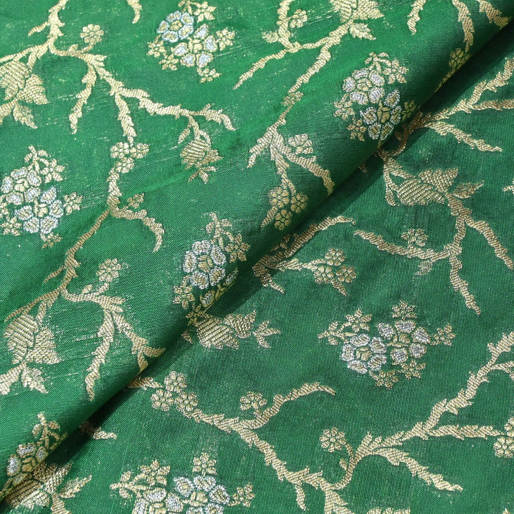 Silk Alfi Zari Brocade Fabrics