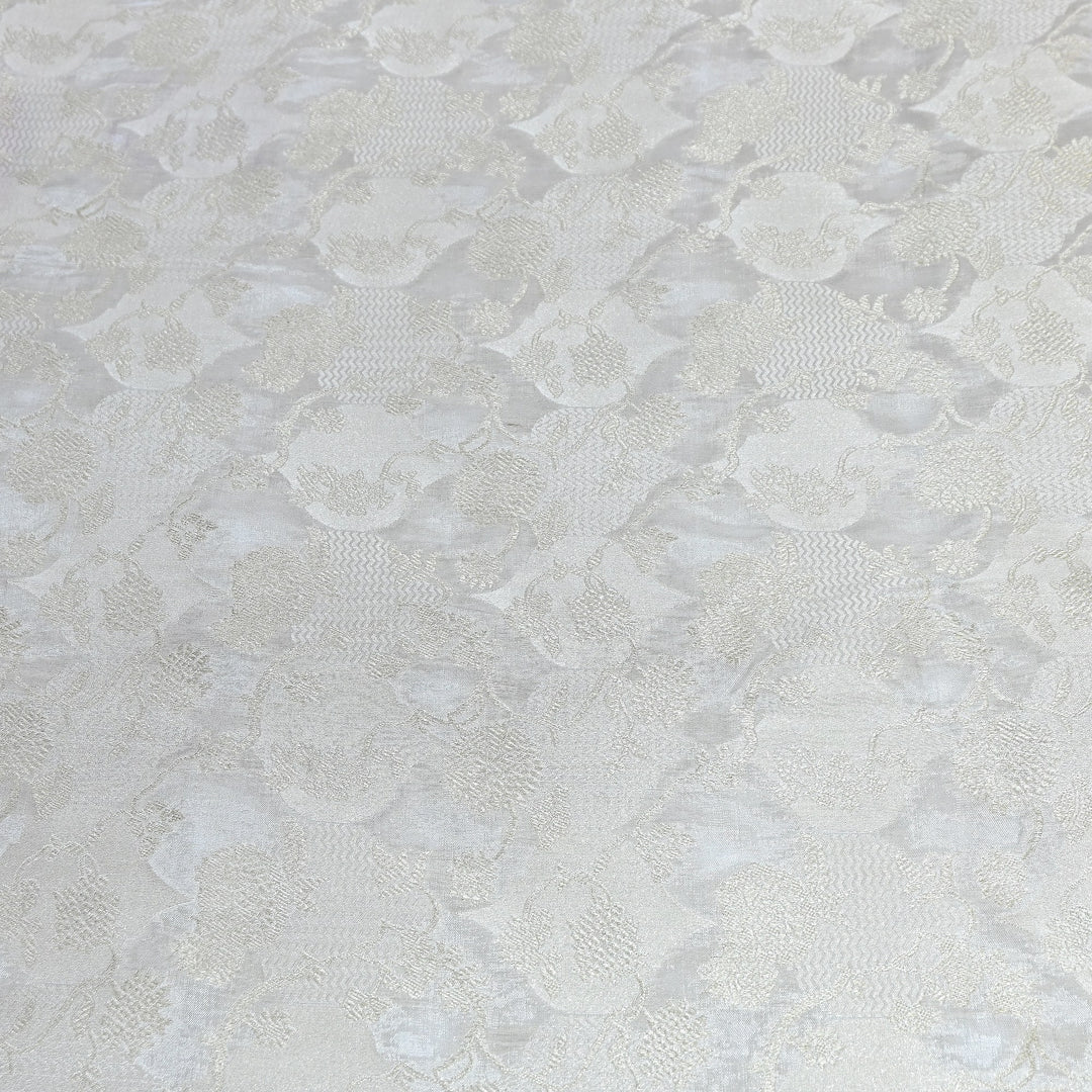 Katan Silk Zari Jacquard Fabric - AL3988-1