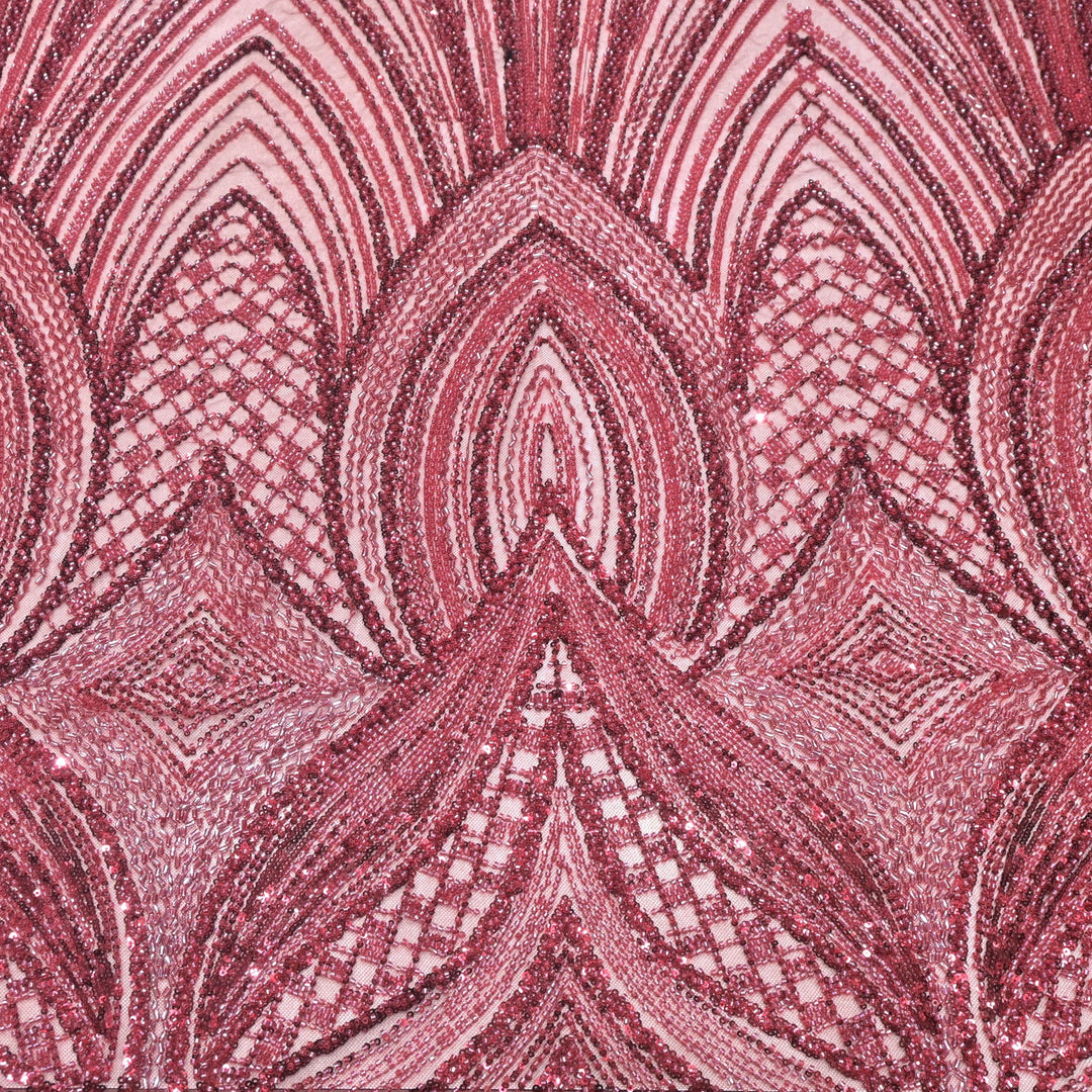 Beautiful Imported Net Cut Dana Sequins Embroidery Fabrics