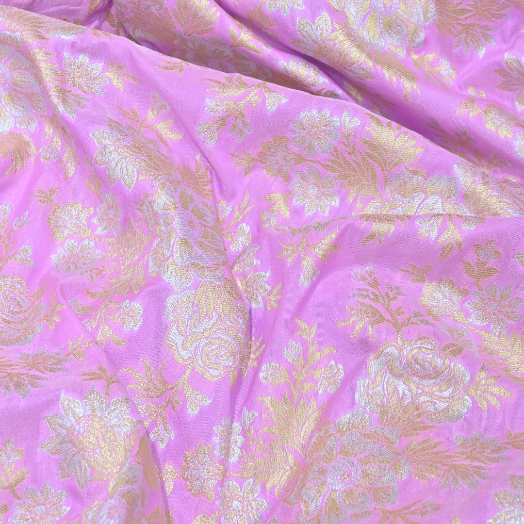 Pure Katan Silk Antique Brocade Fabrics