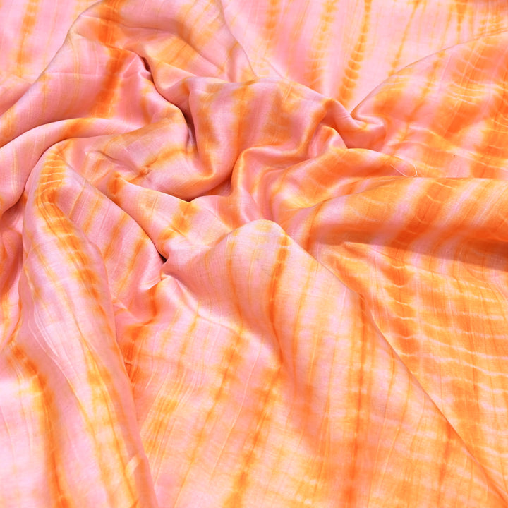 Silk Chanderi Tie & Dye Fabric 44" – Soft Lightweight Designer Fabric