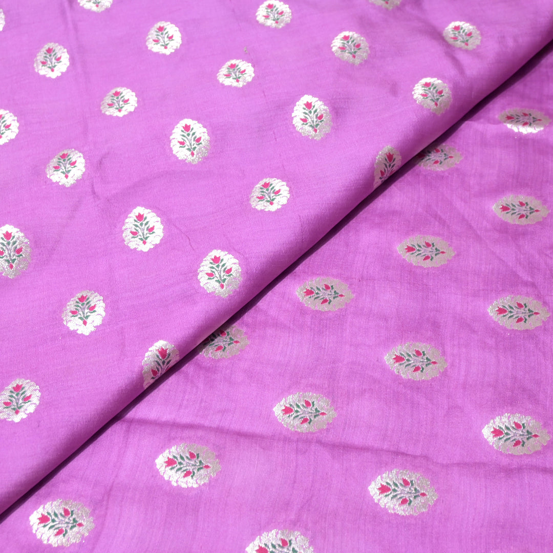 Pure Chiniya Silk Banarasi Brocade Fabric