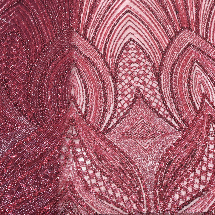 Beautiful Imported Net Cut Dana Sequins Embroidery Fabrics
