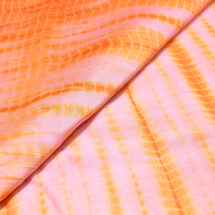Silk Chanderi Tie & Dye Fabric 44" – Soft Lightweight Designer Fabric