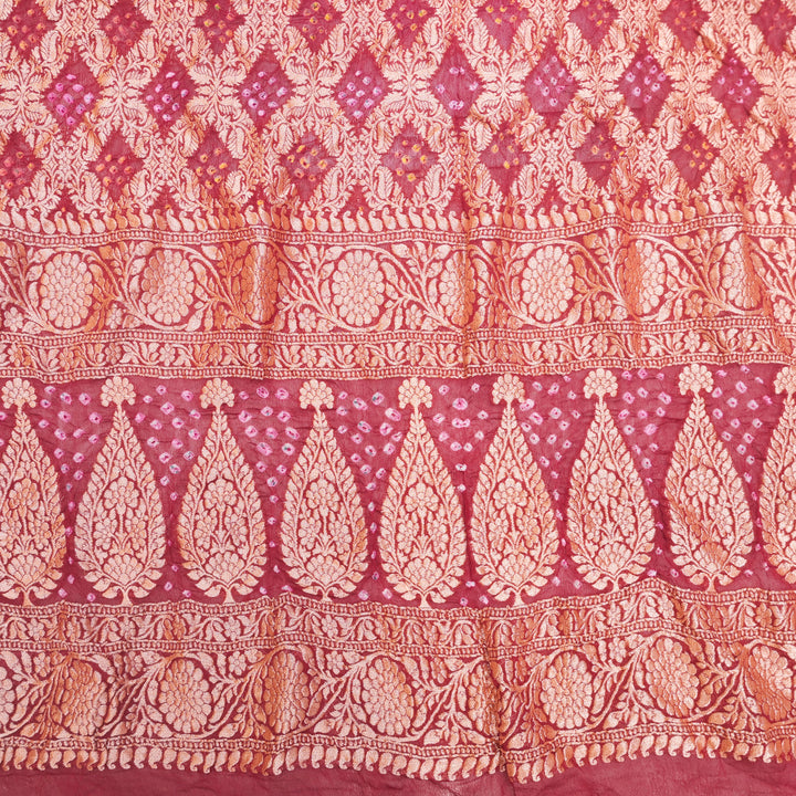 Pink Ghatchola Bandhani Dupatta