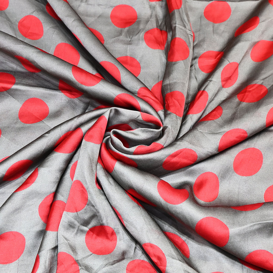 Modal Satin Digital Print Fabric  – Soft Luxury Printed Satin Fabric-001416-4