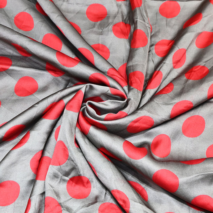 Modal Satin Digital Print Fabric  – Soft Luxury Printed Satin Fabric-001416-4