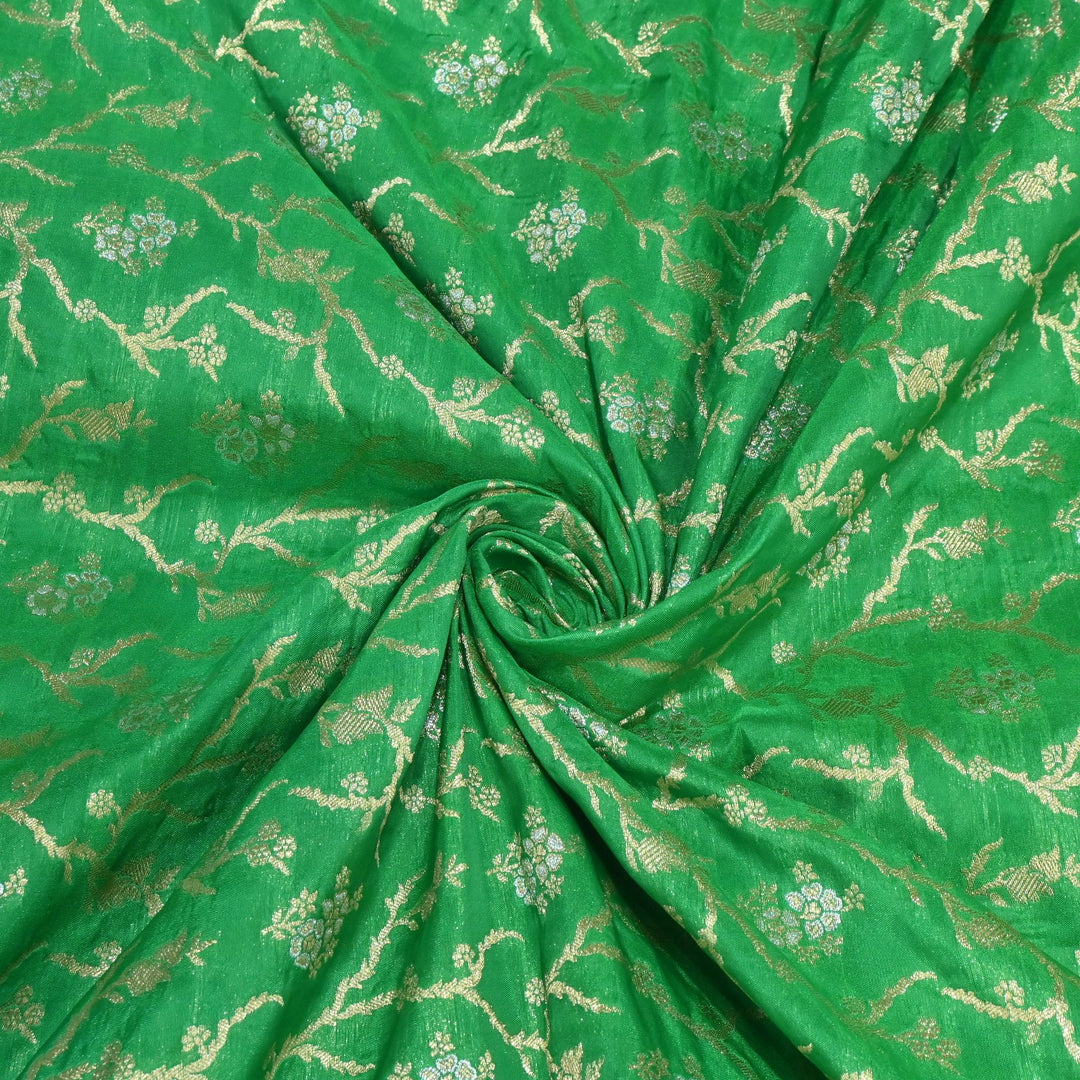 Silk Alfi Zari Brocade Fabrics