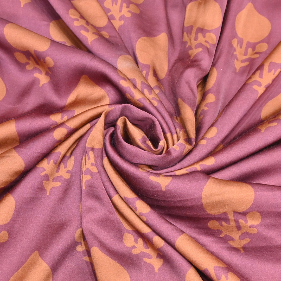 Bemberg Satin Digital Print Fabric– Soft Luxury Designer Satin Fabric 001333-35