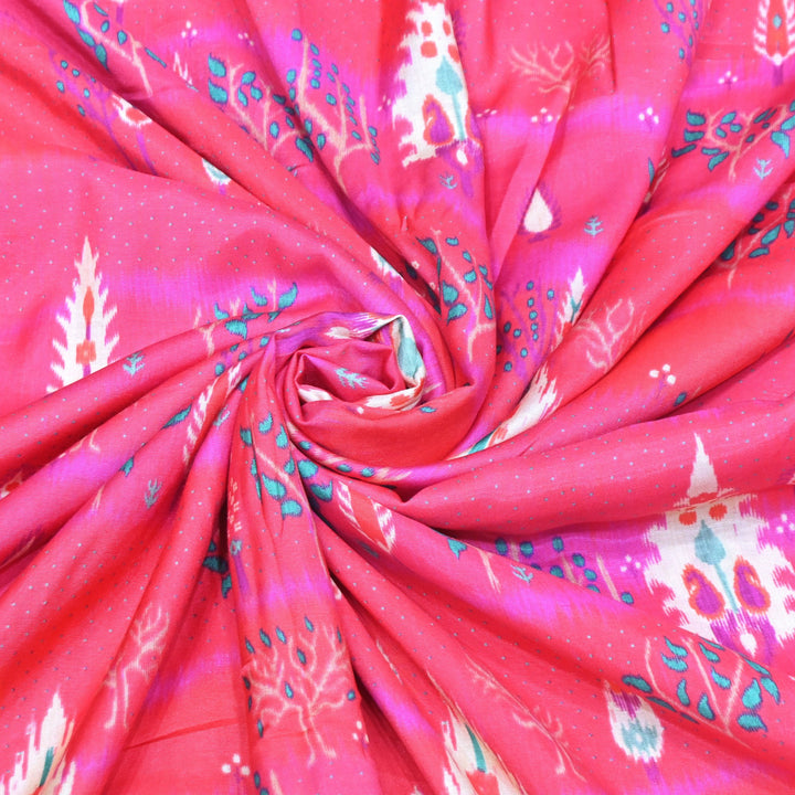 Premium Muslin Digital Print Fabric - 000844-23