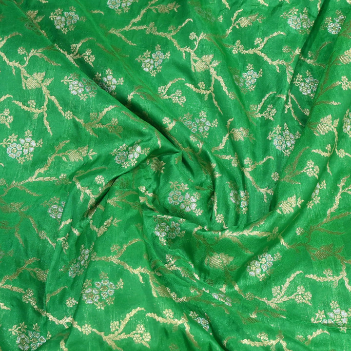 Silk Alfi Zari Brocade Fabrics