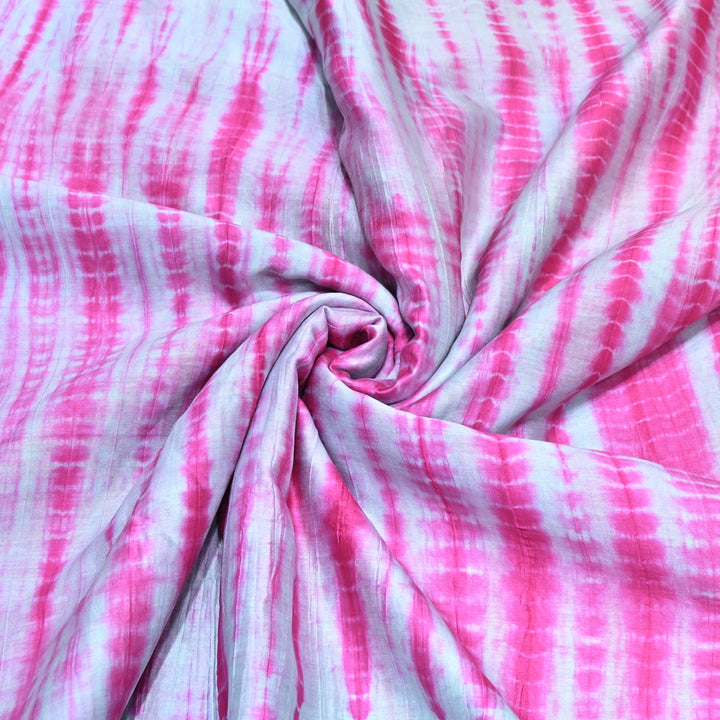 Silk Chanderi Tie & Dye Fabric 44" – Soft Lightweight Designer Fabric