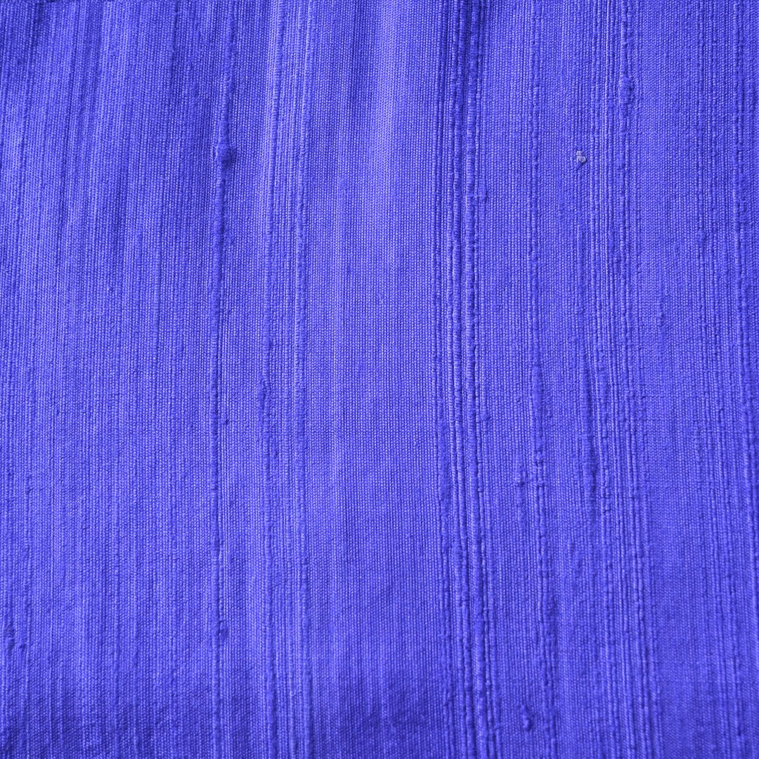 Warm Blue Colour 100gm Pure Raw Silk Fabrics