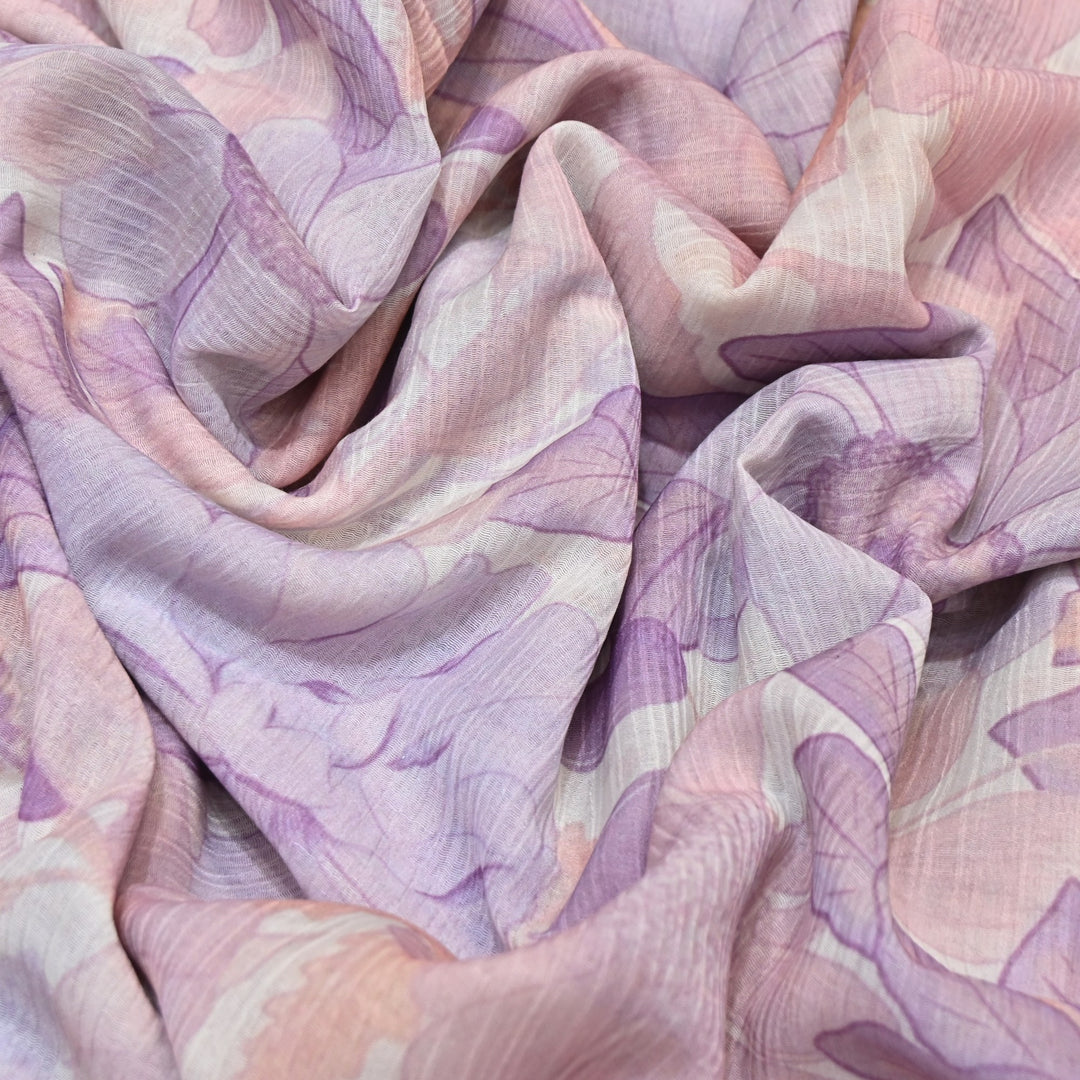 Premium Mal Chiffon Digital Print Fabric – Soft Flowing Designer Printed Fabric VSM001-05