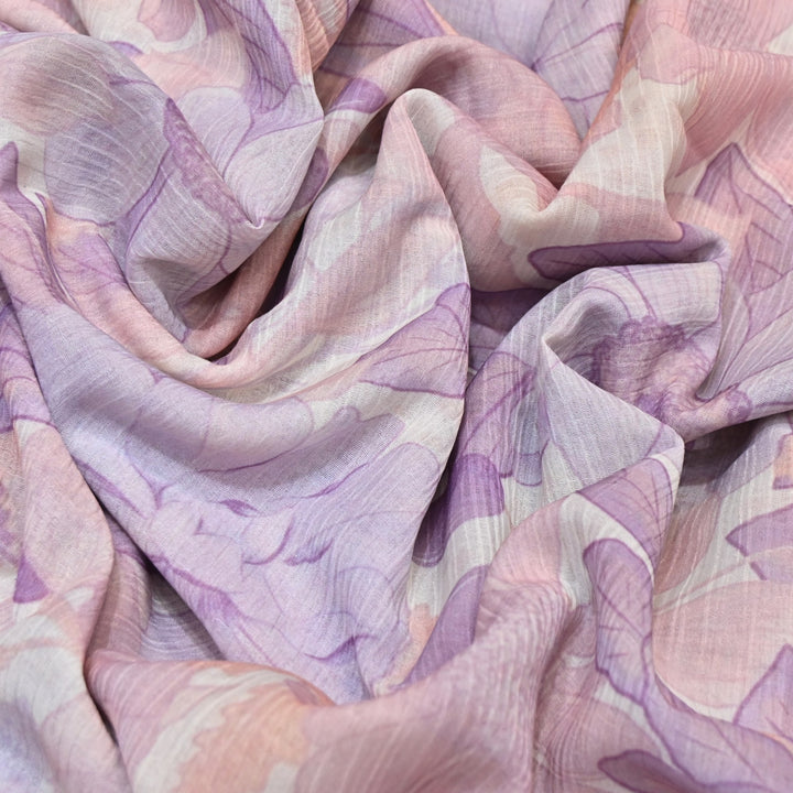 Premium Mal Chiffon Digital Print Fabric – Soft Flowing Designer Printed Fabric VSM001-05