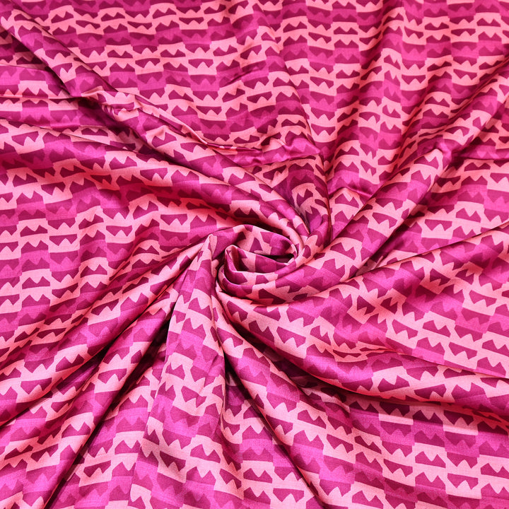 Modal Satin Digital Print Fabric  – Soft Luxury Printed Satin Fabric-001416-5