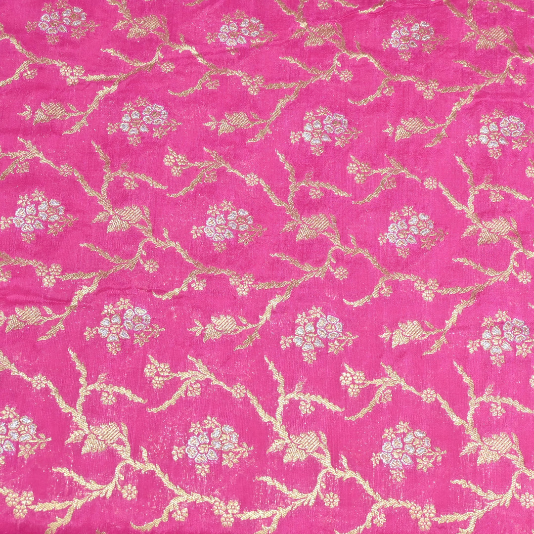 Silk Alfi Zari Brocade Fabrics