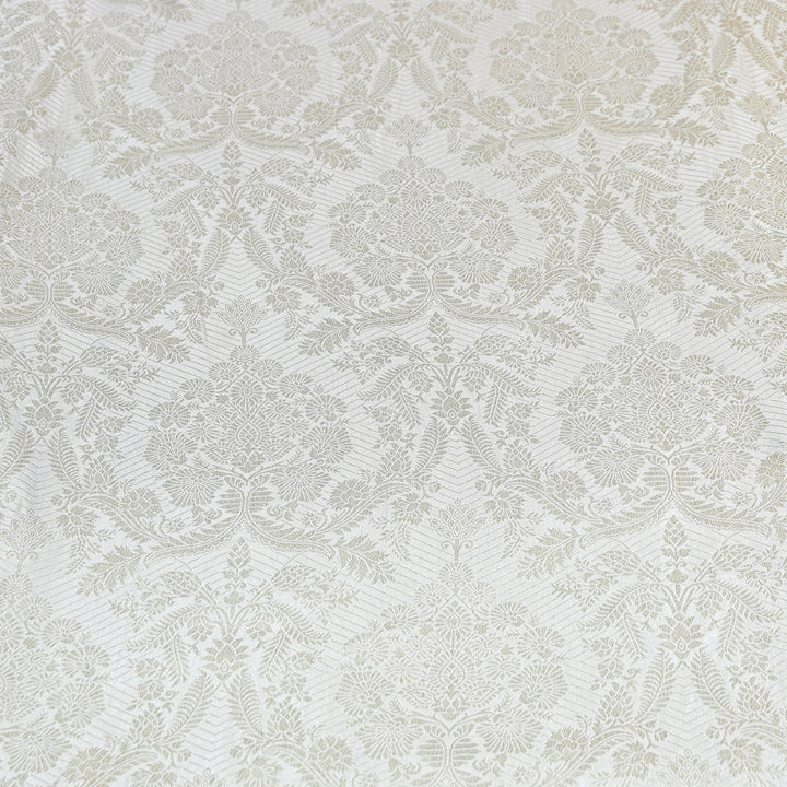 Katan Silk Zari Jacquard Fabric - AL398647-1