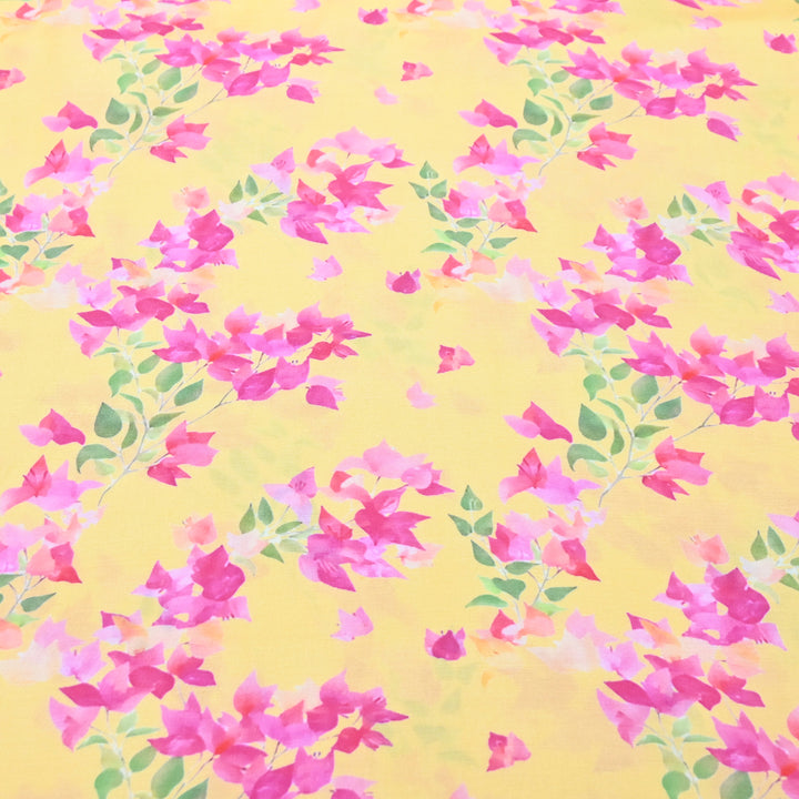 Multicolor Muslin Digital Print Fabric-000844-9