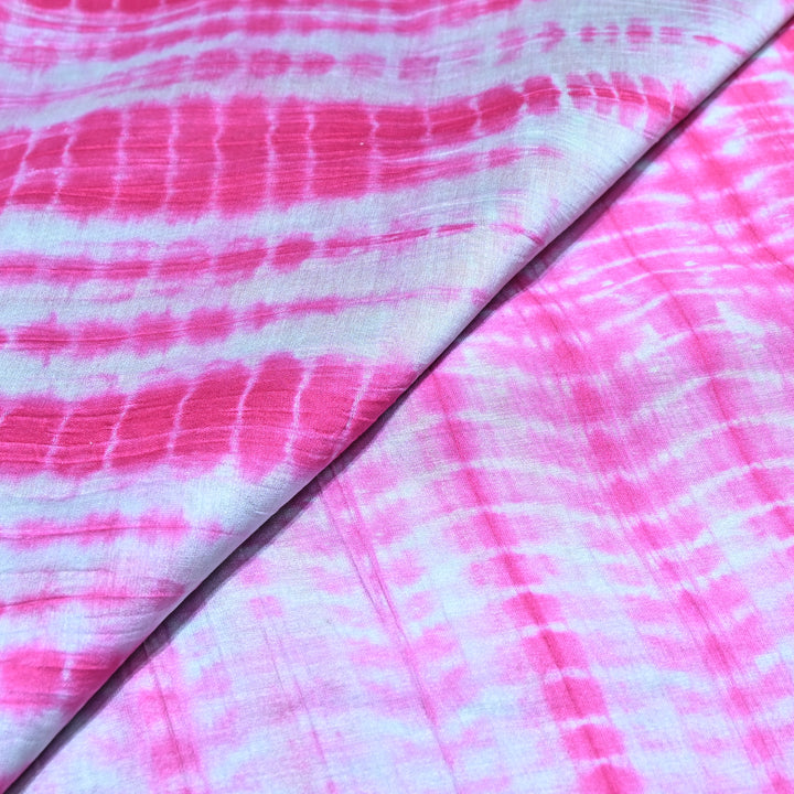 Silk Chanderi Tie & Dye Fabric 44" – Soft Lightweight Designer Fabric