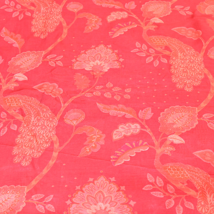 Multicolor Muslin Digital Print Fabric-KTP44-13