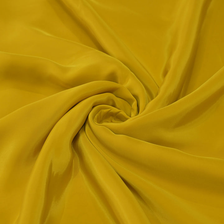 Mustard Yellow Shisha Crepe Fabrics