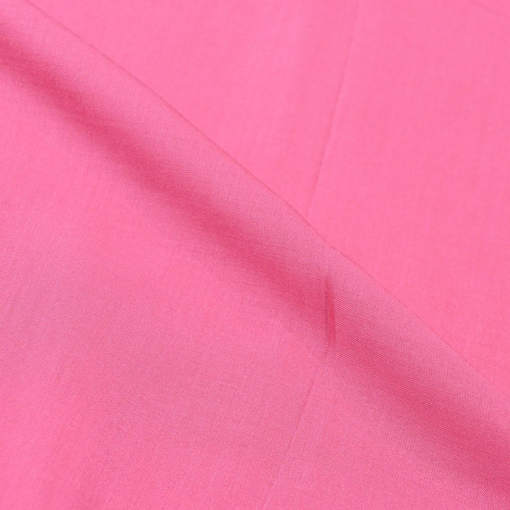 Flamingo Pink Colour Arvind Modal Cotton Fabrics