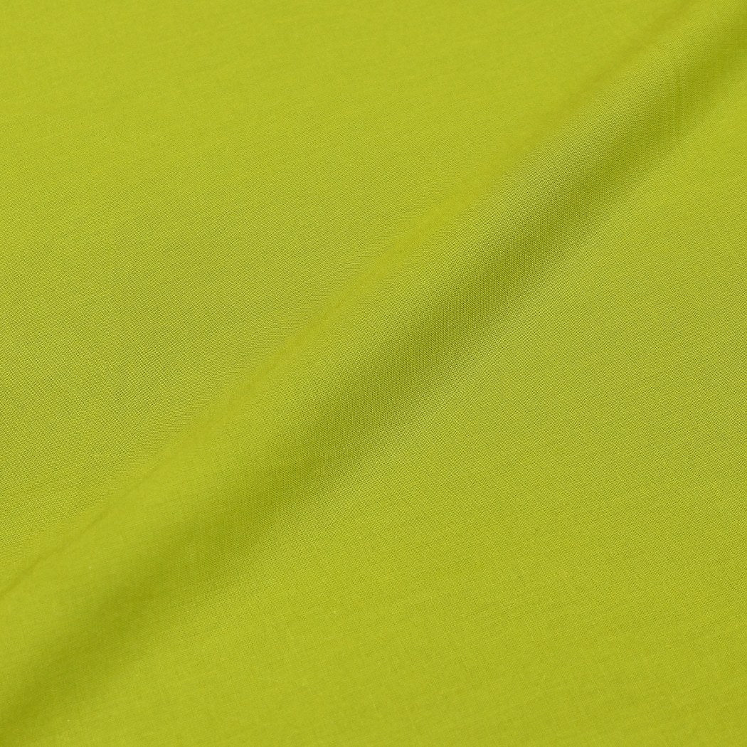 Lime Green Colour Arvind Cambric Cotton Fabrics