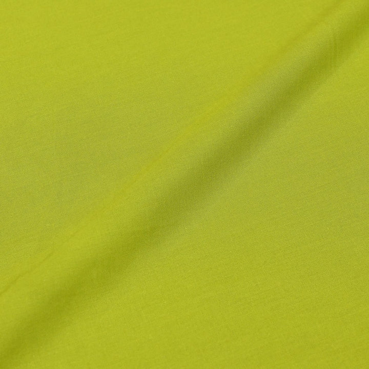 Lime Green Colour Arvind Cambric Cotton Fabrics