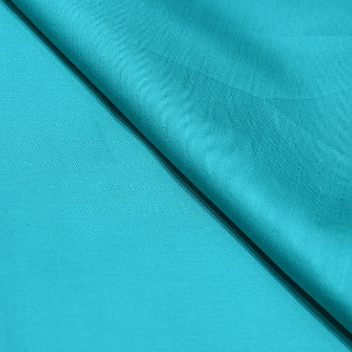 Dark turquoise Colour Glace Cotton Fabrics