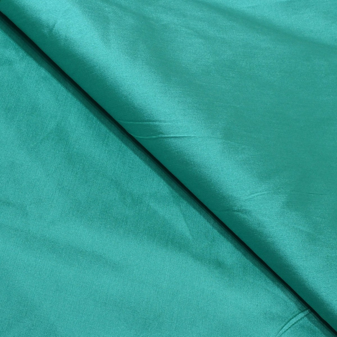 Light Sea Green Colour Taffeta Silk Fabrics