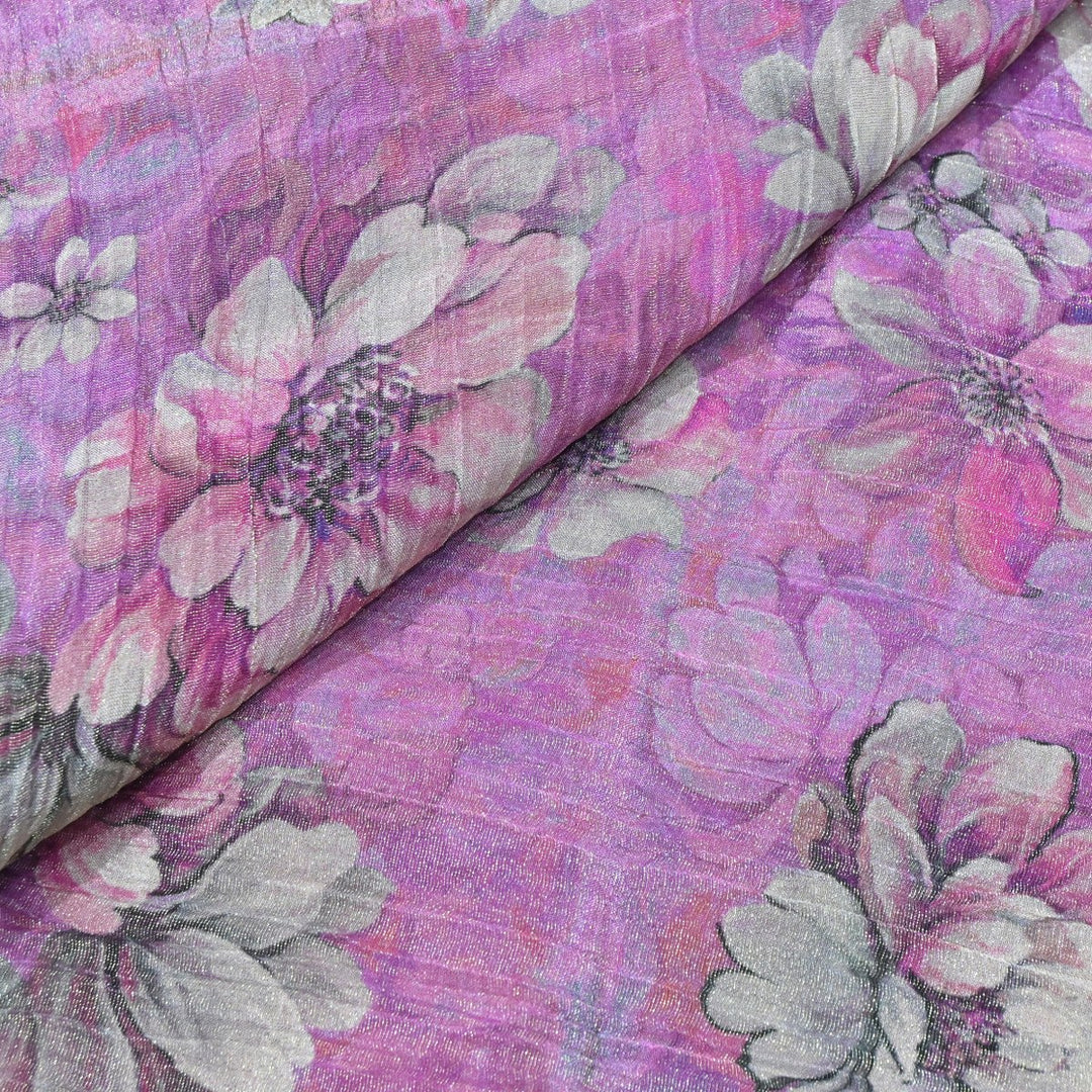 Crush Tissue Digital Print Fabric