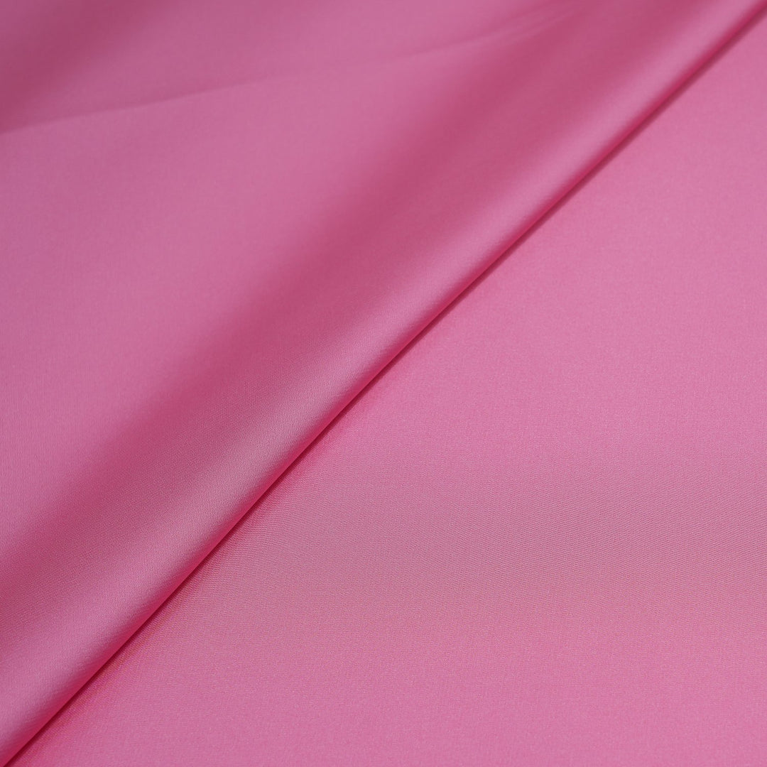 Raspberry Pink Colour Armani Satin Fabrics