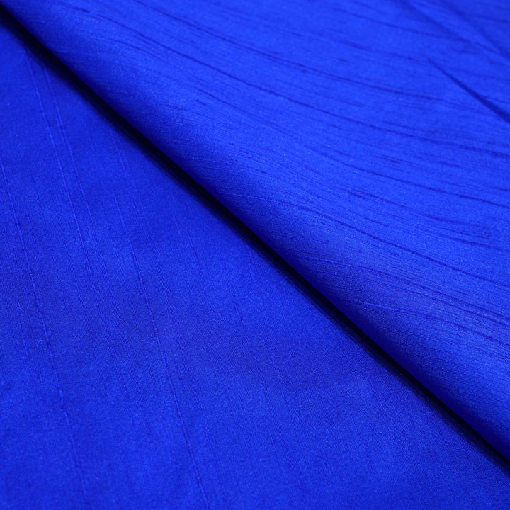 Palatinate Blue Colour Poly Dupion Fabrics