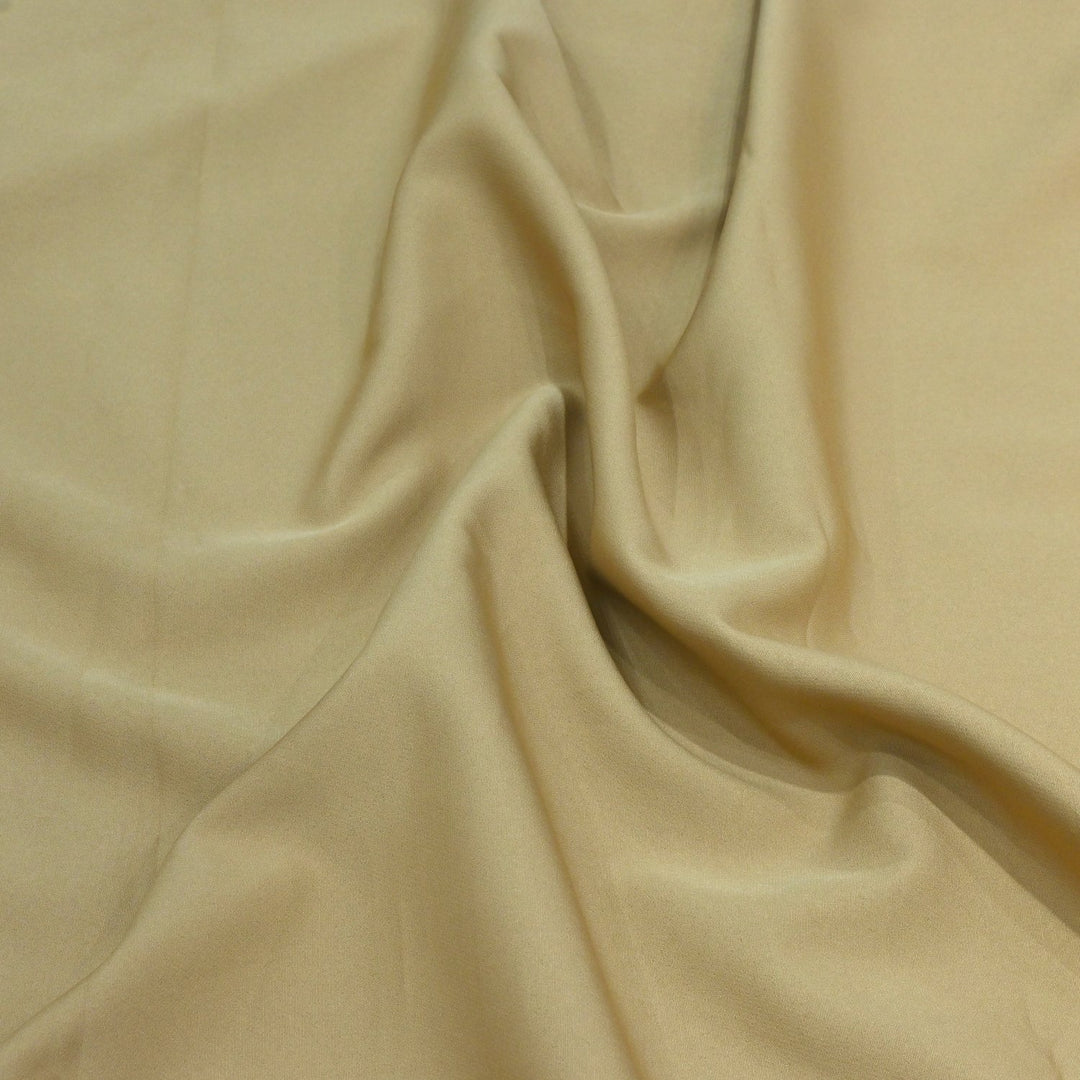 Khaki Colour Banana Crepe Fabrics