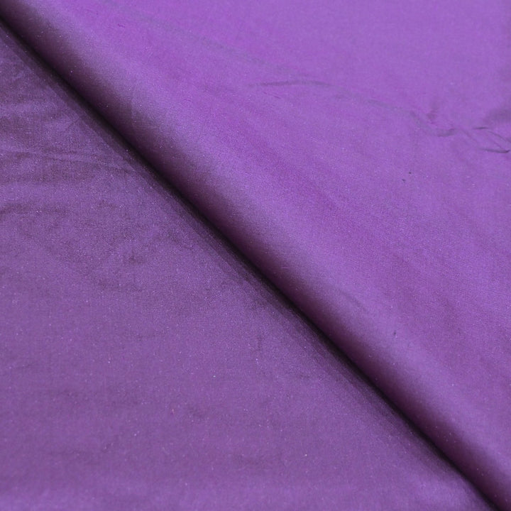 Deep Lavender Colour China Dupion Silk Fabrics