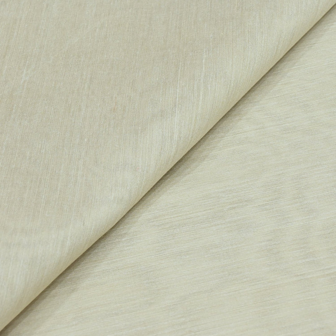 Cream Colour Pure Monga Silk Fabrics