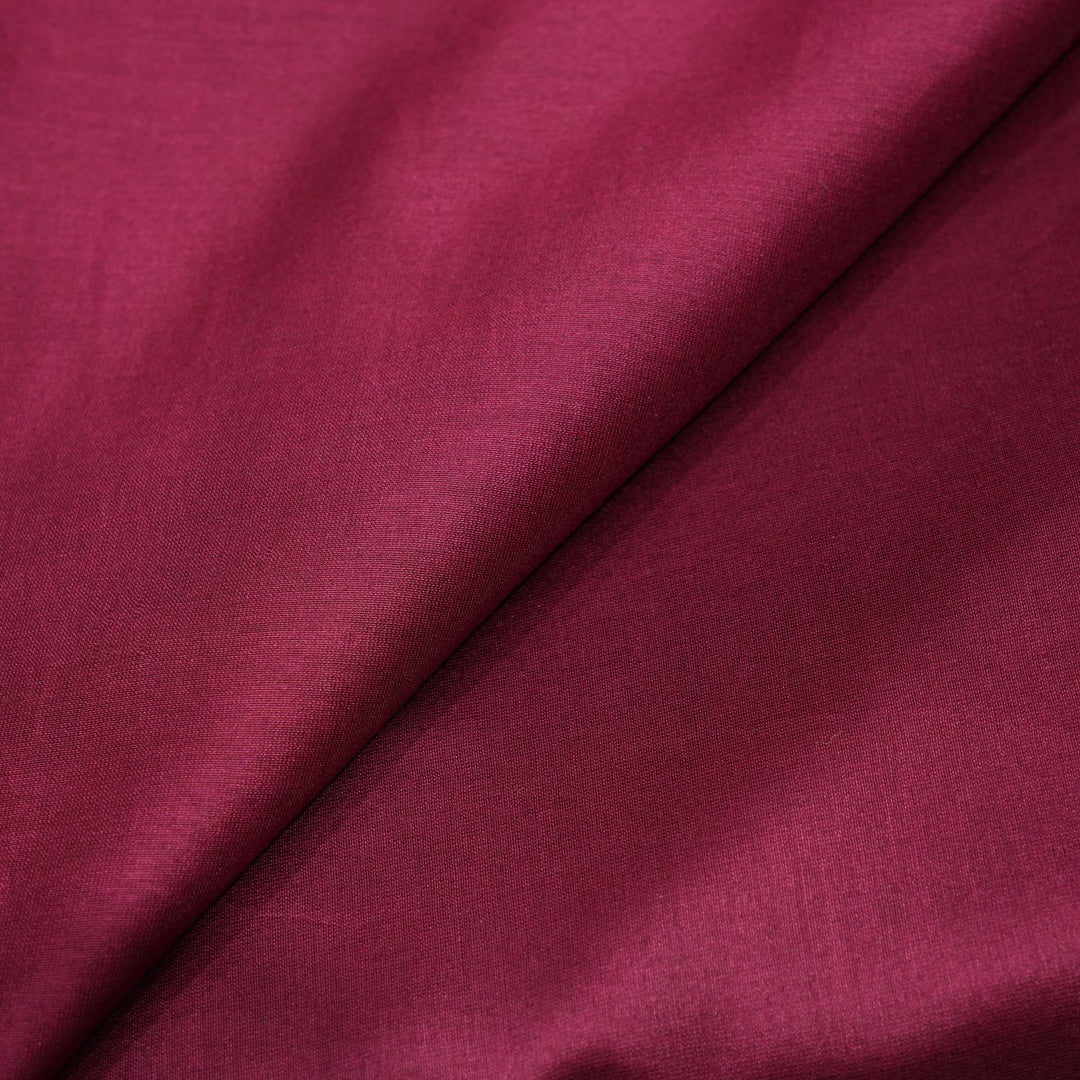 Wine Colour Heavy Poly Dupion Fabrics