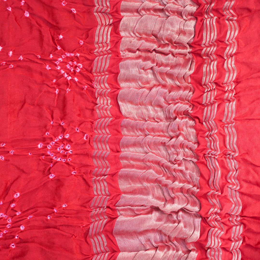 Red Bandhani Dupatta